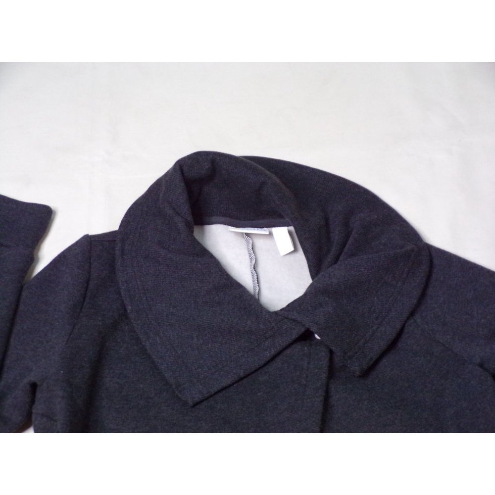 ZELLA Wrap Sweatshirt Jacket Gray Large NEW - Picture 3 of 9